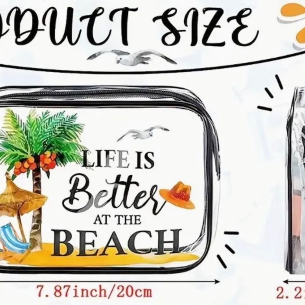 Travel/ Makeup bag- Life is Better on a Cruise - Picture 2 of 3